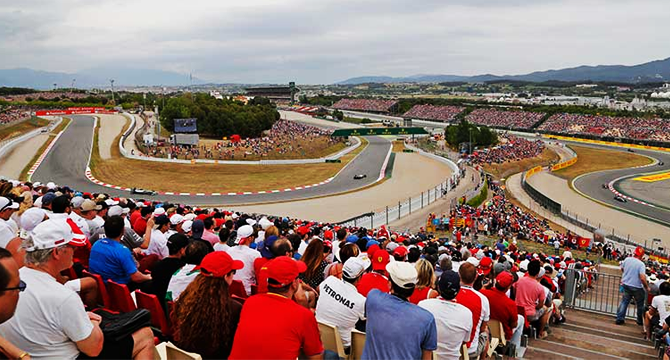 spanish grand rix race track